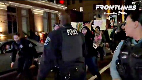 Chief O’Hara & other police who defended ICE RIOTERS are chased down by the rioters