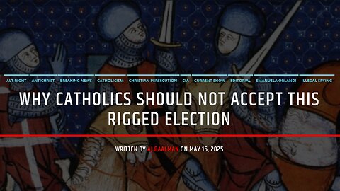 Why Catholics Should Not Accept This Rigged Conclave