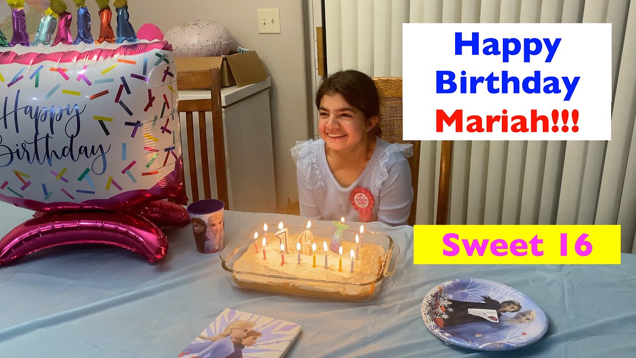 Mariah's Birthday Vlog 🎂 🎁 🍰 🎉 🎈 🎊 #sweet16 #birthdaycelebration