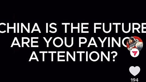China is not the future. China is now, live with it.