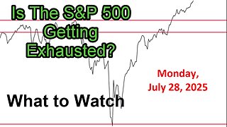 What to Watch Update for Monday July 28, 2025