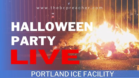 🔴BREAKING LIVE: Halloween Rain At Portland, Oregon ICE Building #live #news #rumble