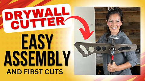 How to Assemble & Use a Drywall Cutting Tool | Step-by-Step Tutorial