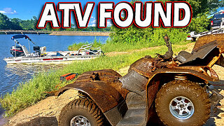Underwater Search for Missing Person Finds Sunken ATV in Lake!