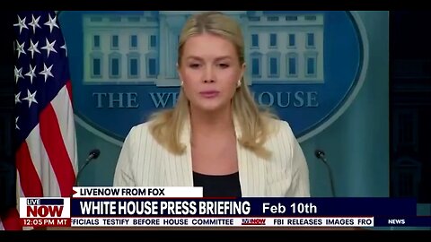 EPSTEIN FILES - WHITE HOUSE PRESS BRIEFING KAROLINE LEAVITT 2-10-26 💣