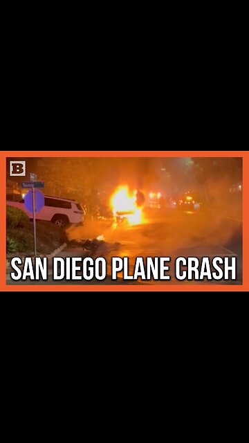 Plane Crashes and Burns in San Diego, Hitting Several Homes, Cars