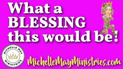 What a BLESSING this would be!