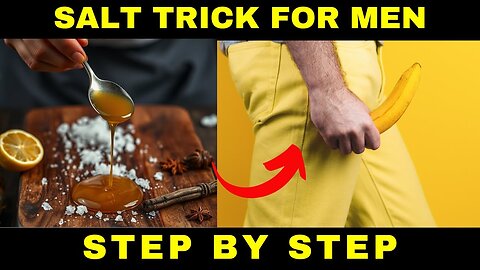 SALT TRICK FOR MEN ✅ (STEP BY STEP) ✅BLUE SALT TRICK INGREDIENTS - SALT TRICK TO STAY HARD