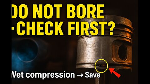 DO NOT BORE IT — Check This First!