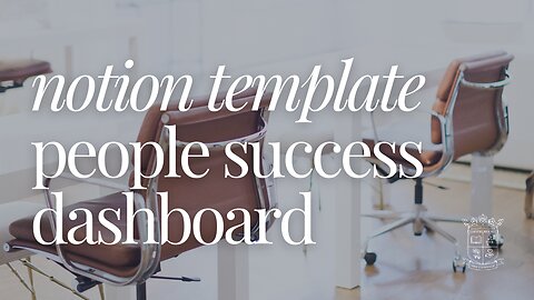 People Success Dashboard | Notion Template for Business