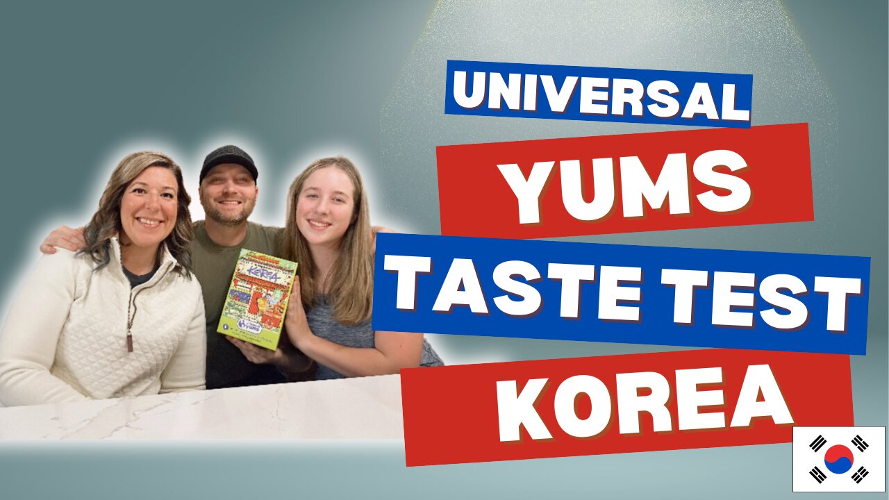 Universal Yums Taste Testing Food From Korea