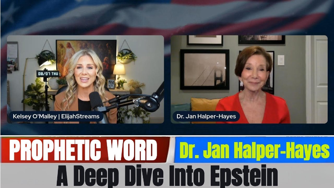 Dr. Jan Halper-Hayes PROPHETIC WORD Updates - A Deep Dive Into Epstein