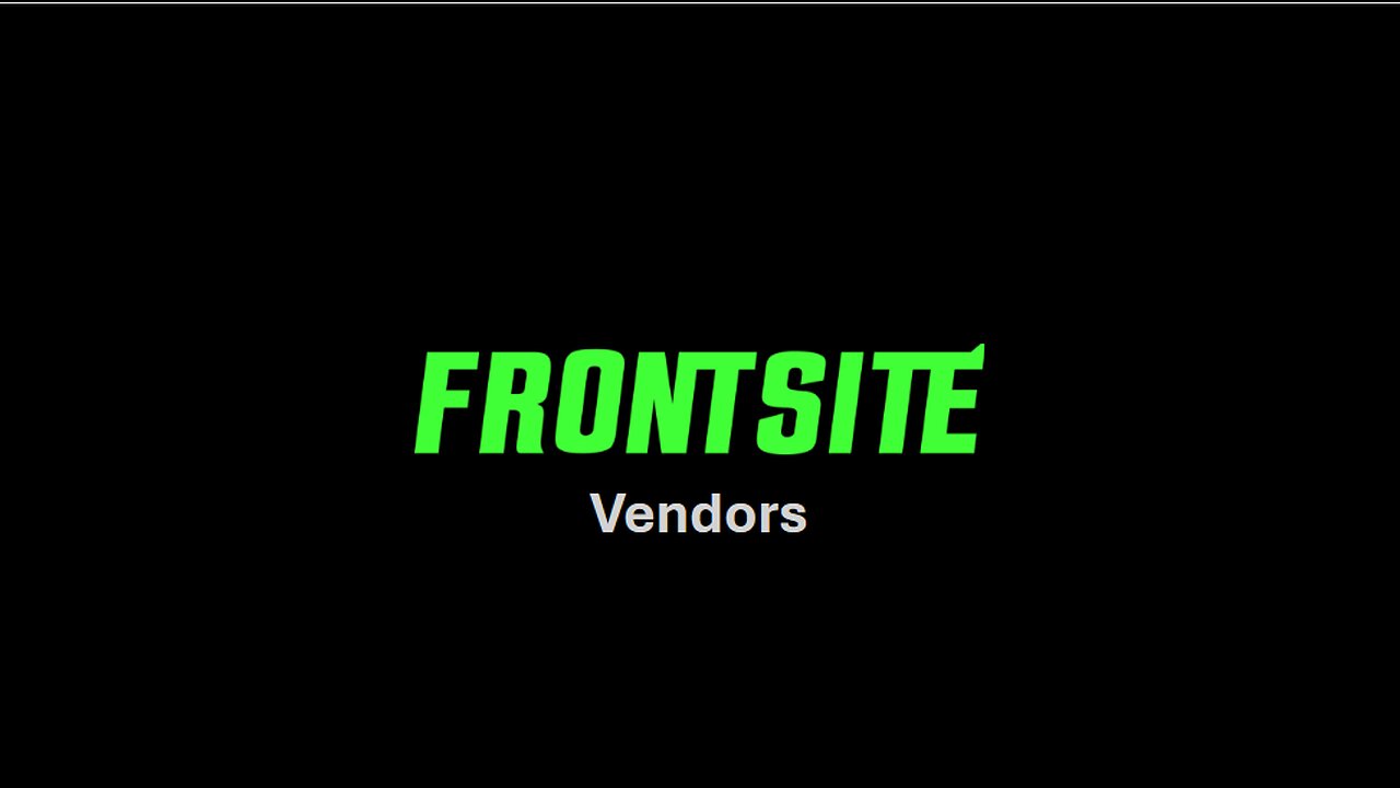 The benefits of being a Frontsite Vendor!