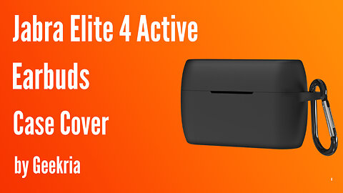 Jabra Elite 4 Active Earbuds Case Cover | Geekria
