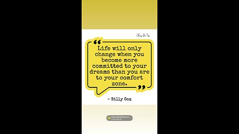 Be bold!