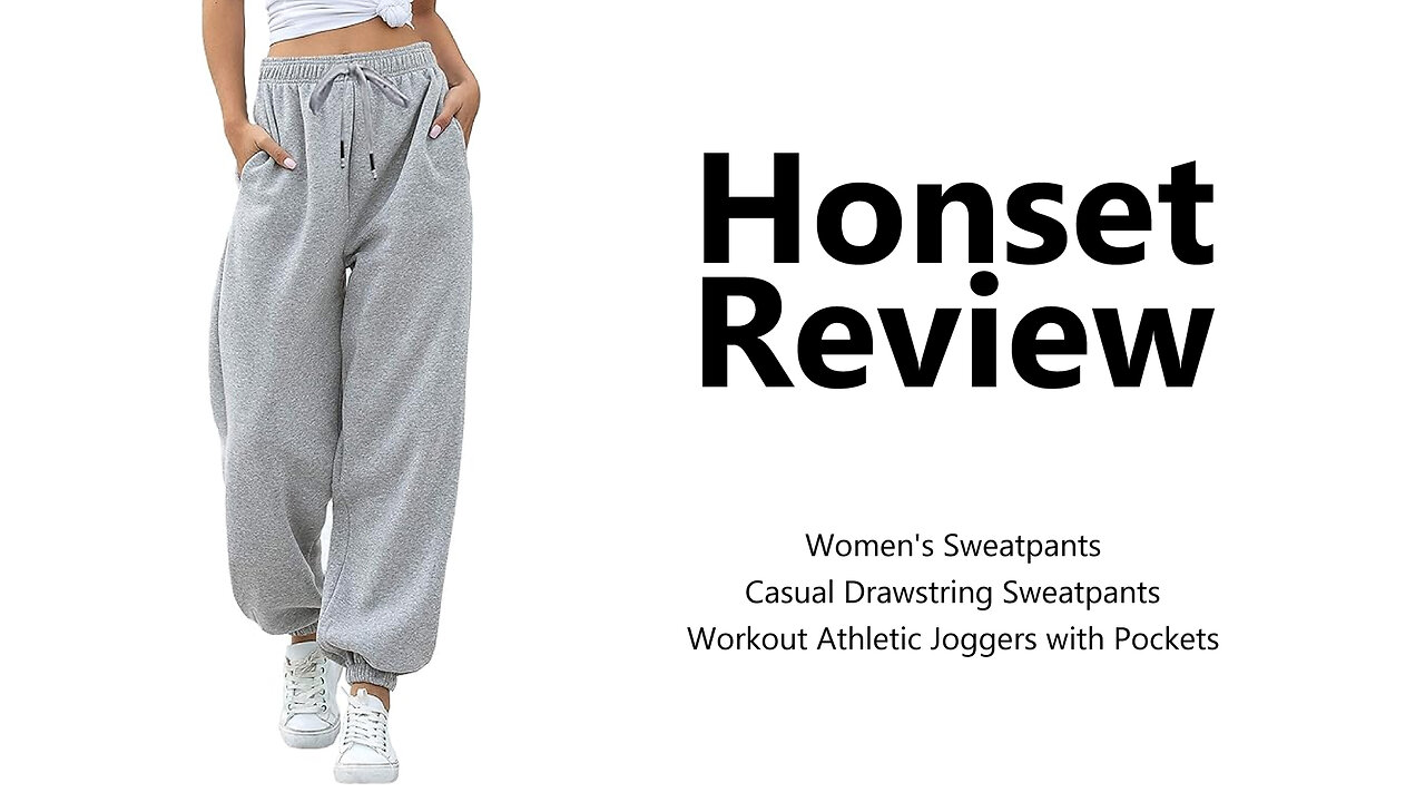 Women's Sweatpants, Casual Drawstring Sweatpants, Workout Athletic Joggers with Pockets.