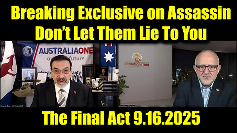 Riccardo Bosi & JMC: Breaking Exclusive On Assassin 9.16.25, Don’t Let Them Lie To You