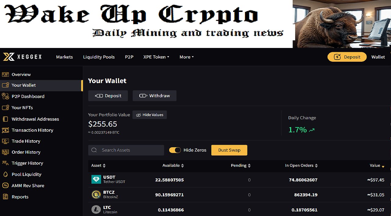 Wake up Crypto - Mining and Trading News- Episode 12