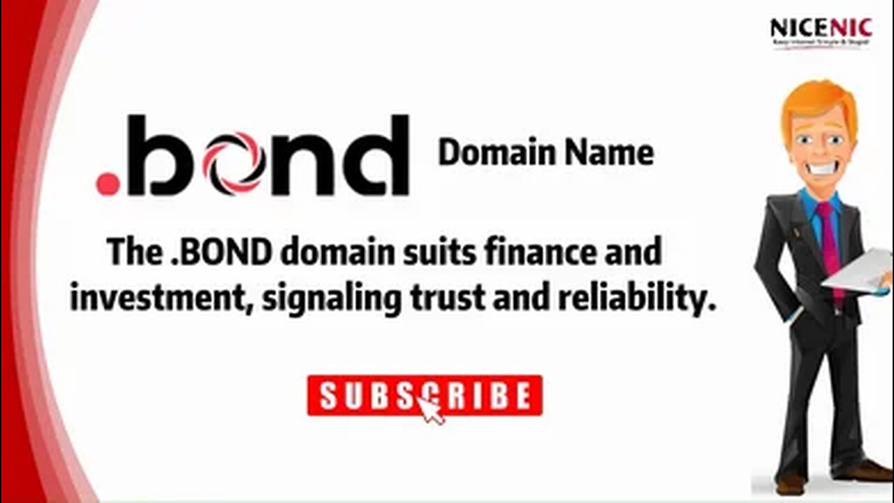 Cheap .BOND Domain Name: Ideal for finance, investment, and trust-related businesses.