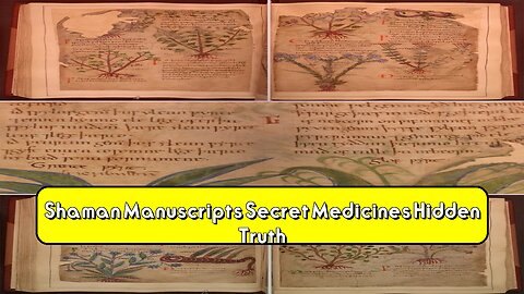 Shaman Manuscripts: Secret Medicine's Hidden Truth #Shamanism #Manuscripts #AncientMedicine
