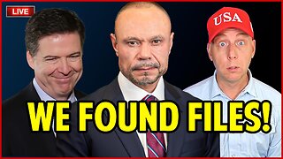 🔴 Bongino Finds HIDDEN FBI Files Under Comey's Desk?!