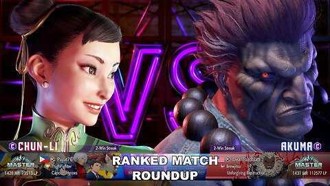 Kuya Kalbo SF6 Ranked Match Roundup. Chun Li Master Rank [Hori Fight Stick]