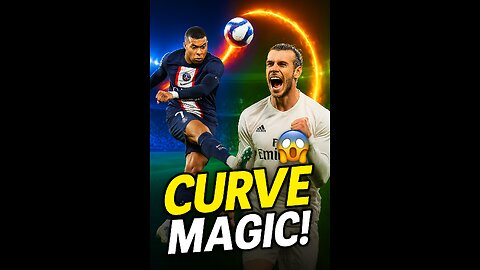 7 INSANE Curve Goals That Bent Physics! ⚡ Mbappé, Bale, Cavani & More