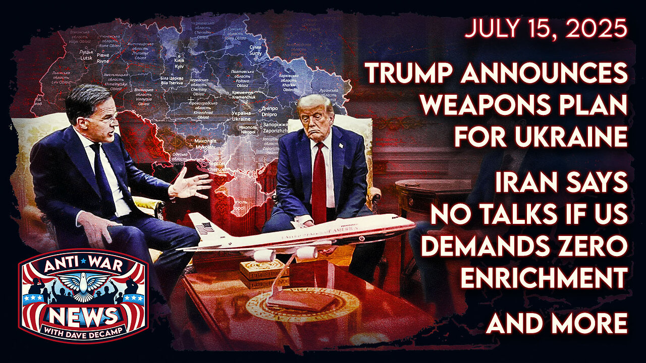 Trump Announces Weapons Plan for Ukraine, Iran Says No Talks If US Demands Zero Enrichment, and More