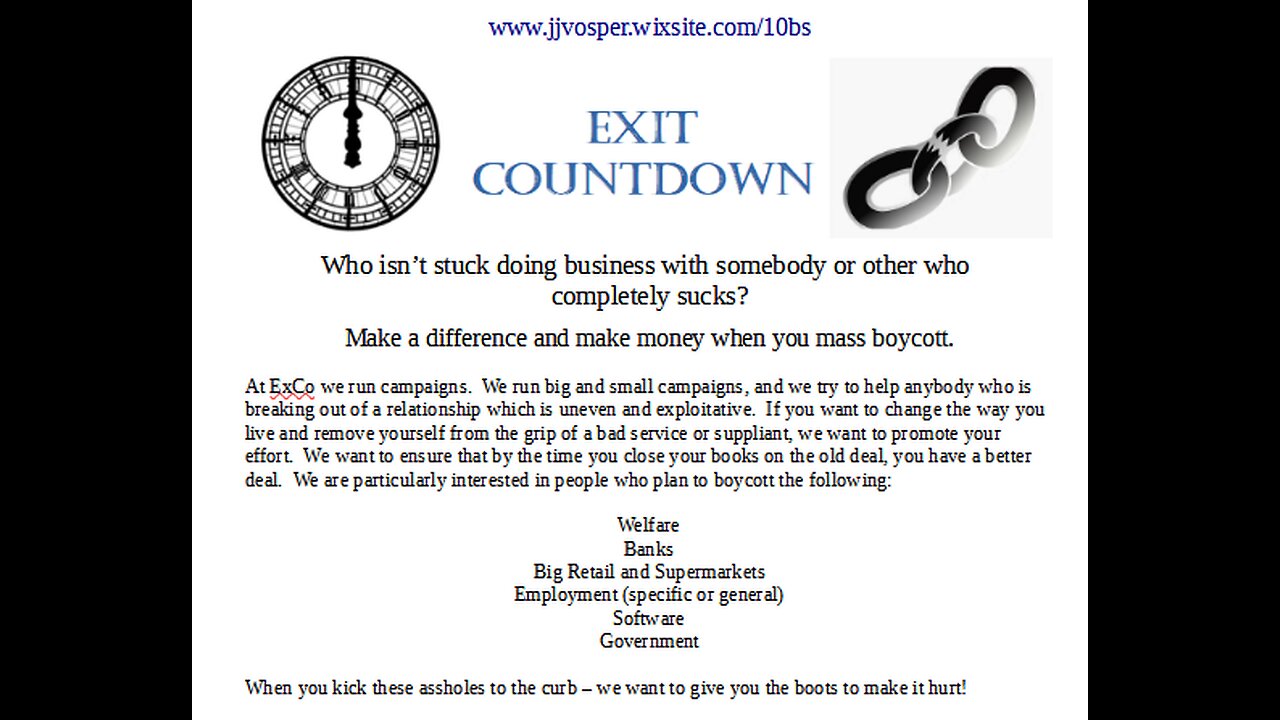 Exit Countdown