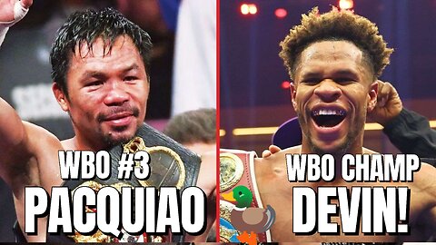 PACQUIAO DUCKING DEVIN HANEY?! 🦆😳 The Truth Nobody Wants To Say!