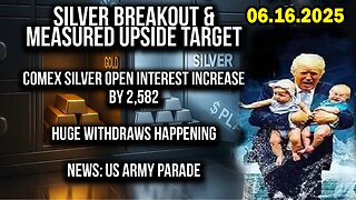 And We Know BOMBSHELL 06.16.25: "Silver Breakout & Measured Upside Target + Potus Army Speech"