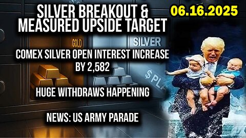 And We Know BOMBSHELL 06.16.25: "Silver Breakout & Measured Upside Target + Potus Army Speech"