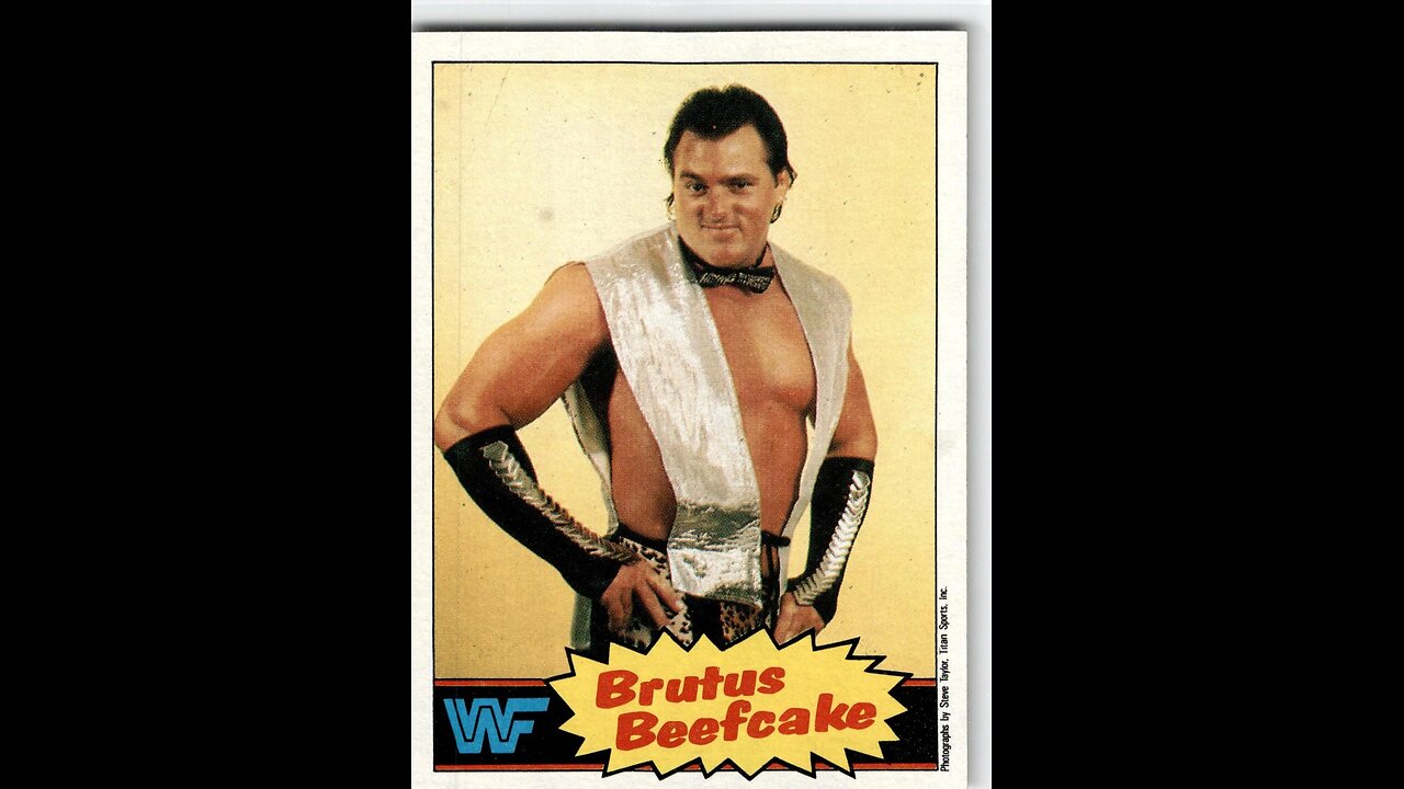 wwf wrestling cards Brutus beefcake & others