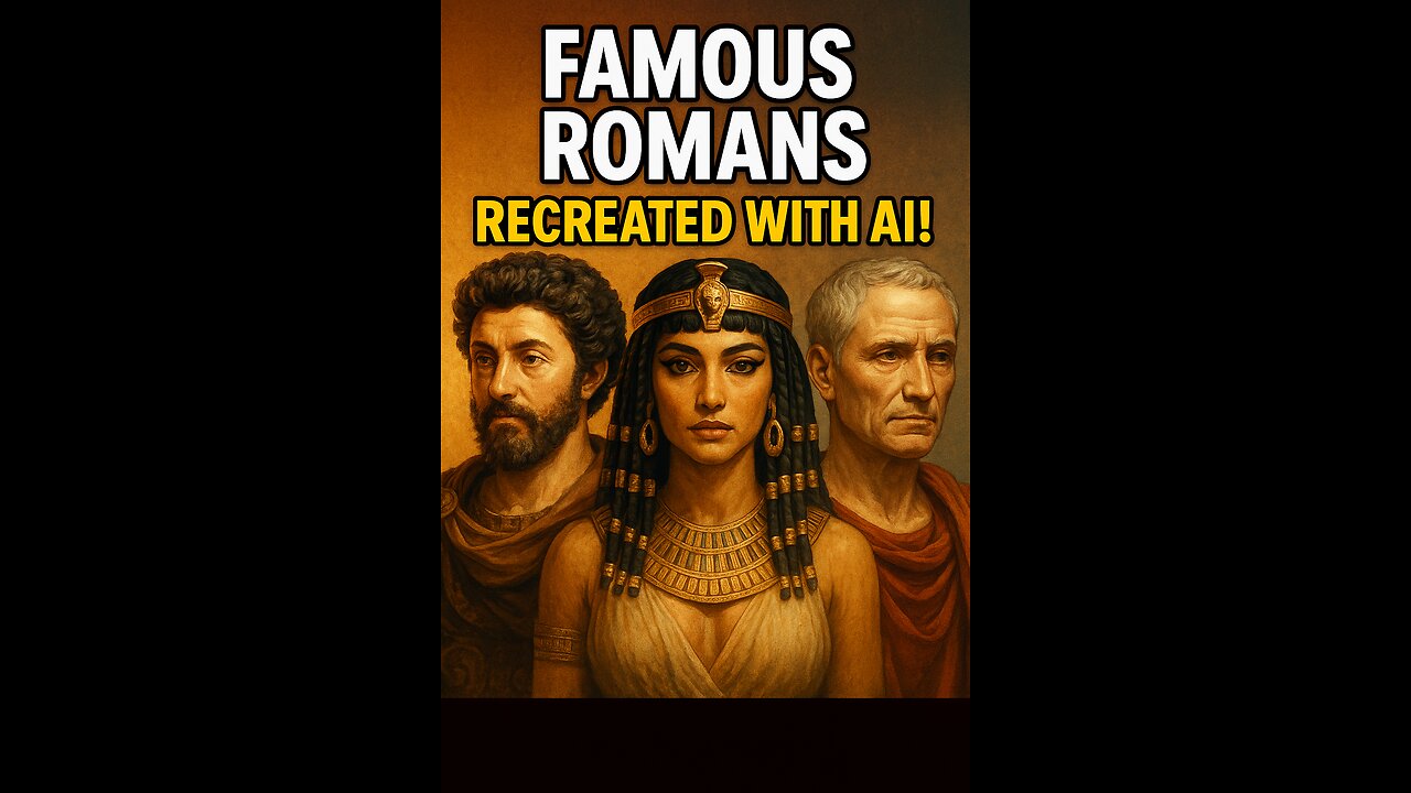 8 Great Romans Recreated with AI – Watch Them Come to Life! ⚔️👑