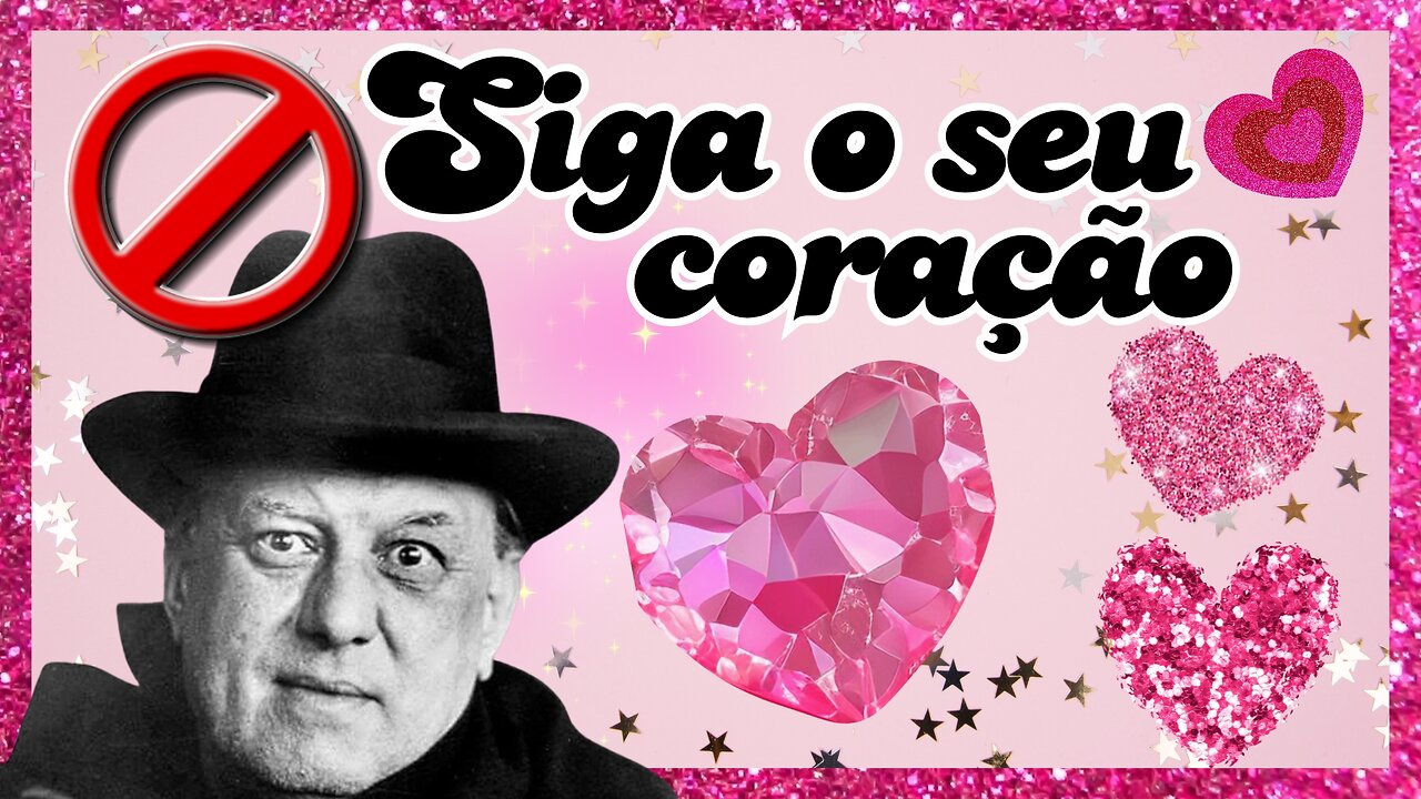 Aleister Crowley, o criador de ...Siga seu coracão