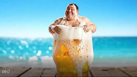 Tiny Man in a Beer Glass: The Ultimate Foam Party!