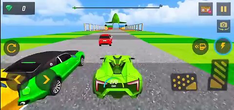 Ramp car racing in 3D racing game