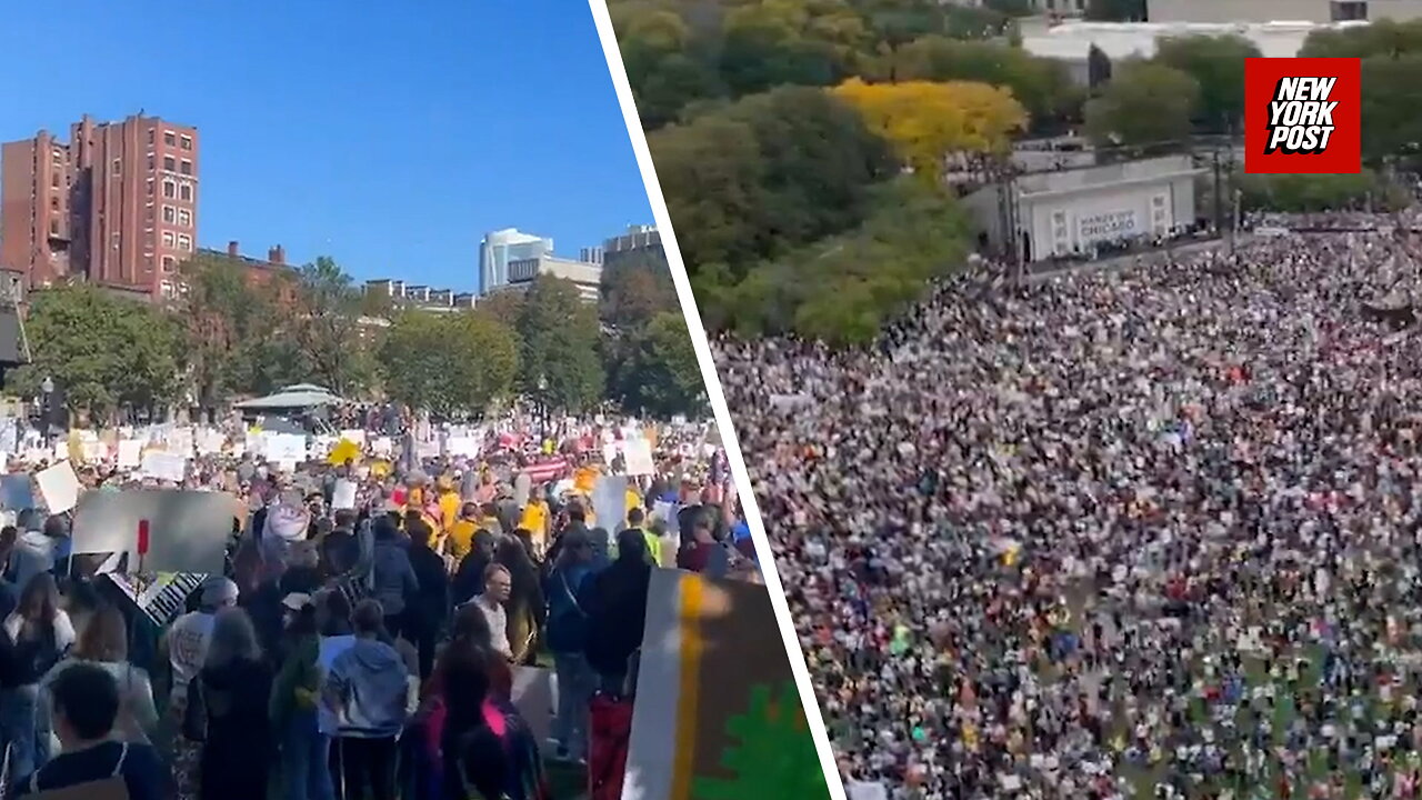 Millions fill the streets during 'No Kings' protests across the US
