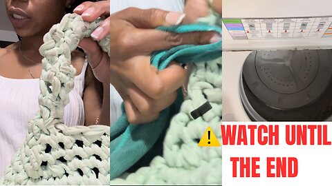 Wait! Don’t Wash Your Crochet Bag Until You Watch This 🧼👜
