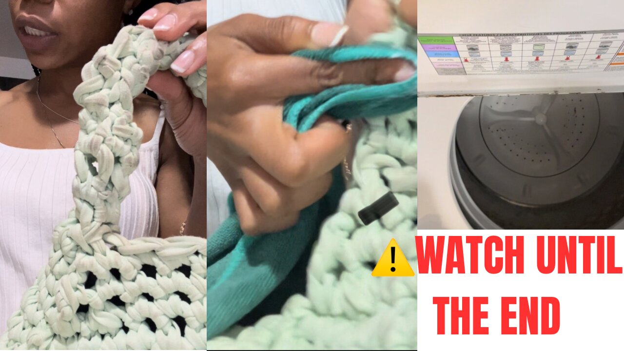 Wait! Don’t Wash Your Crochet Bag Until You Watch This 🧼👜