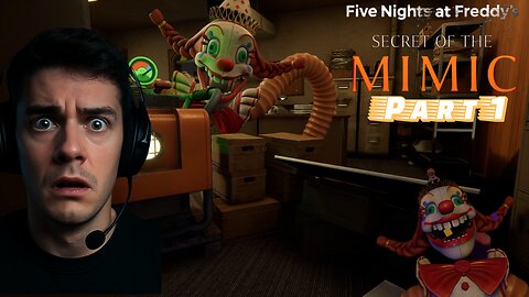 FNAF Secrets Of The Mimic Part 1 – Clown Chase Scene Is PURE Nightmare Fuel 🤡💀