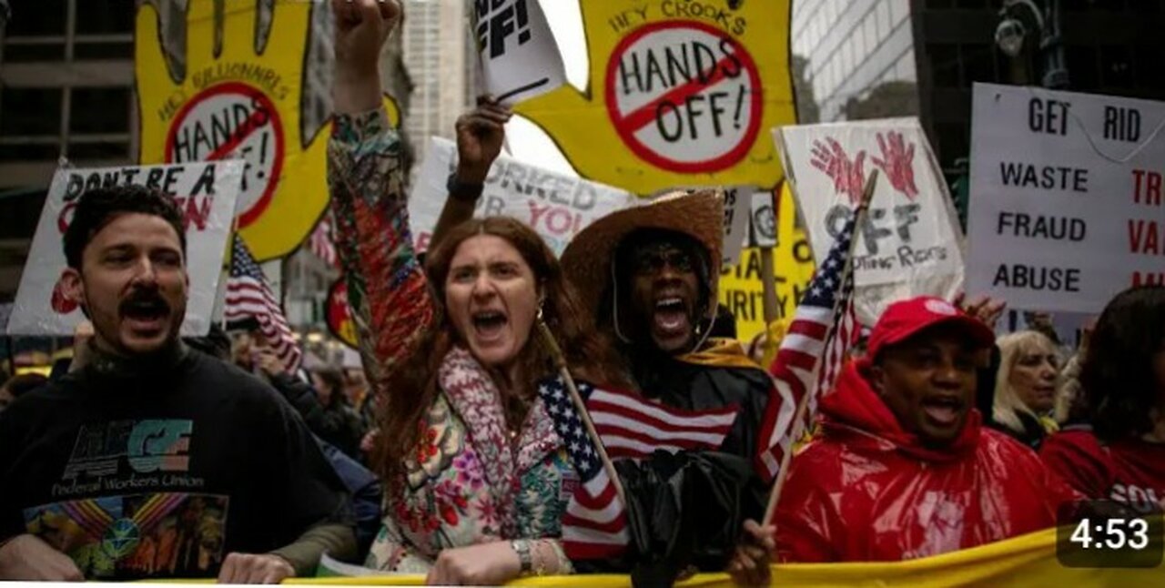 Protester Rally Against Trump In Dogens Of Cities Across U.S And Wardwid
