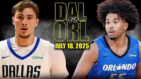 Dallas Mavericks vs Orlando Magic Full Game Highlights | 2025 NBA Summer League