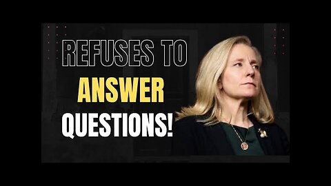 Abigail Spanberger Refuses Answer Simple And Basic Questions