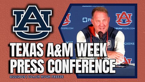 Hugh Freeze Previews Auburn vs Texas A&M | FULL PRESSER