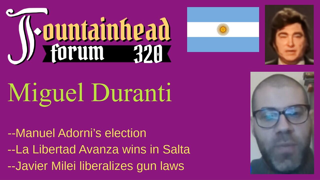 FF-320: Miguel Duranti on recent elections in Argentina and better gun laws