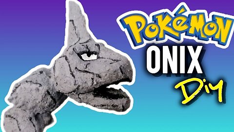 HICE un pokemon ONIX con alambre y papel