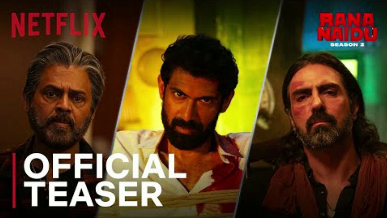 Rana Naidu: Season 2 | Official Teaser | Rana Daggubati, Venkatesh, Arjun Rampal | Netflix