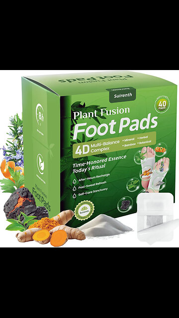Volcanic Zeolite & Turmeric Deep Cleansing Foot Pads