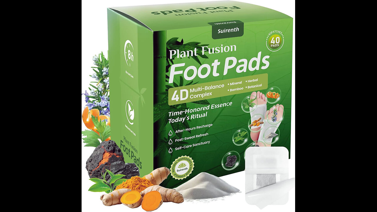 Volcanic Zeolite & Turmeric Deep Cleansing Foot Pads